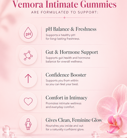 Vemora Probiotic Gummies – Pineapple | 60 Gummies